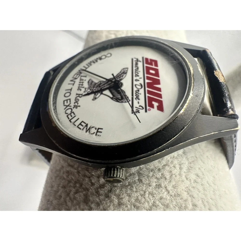 Sonic Fast‎ Food Watch New Battery Mens Perfect Time Inc. 33MM 8